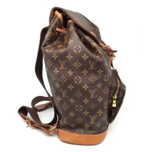 Louis Vuitton Montsouris Backpack Monogram Canvas Brown Beige - Picture 4 of 8